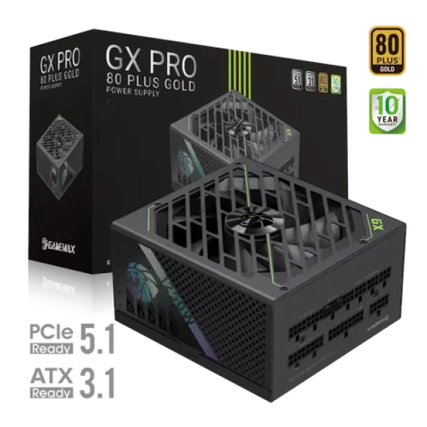 Gamemax GX PRO 1250G / Zdroj / ATX / 1250W / 80 PLUS Gold / Full Modular (GX PRO 1250G)