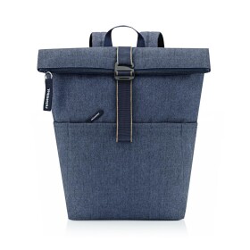 Dámsky rolovací batoh Reisenthel Rolltop Backpack Herringbone Dark Blue