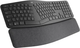Logitech ERGO K860 UK čierna / bezdrôtová klávesnica / ergonomická / Bluetooth / 2.4 GHz / UK layout (920-010107)