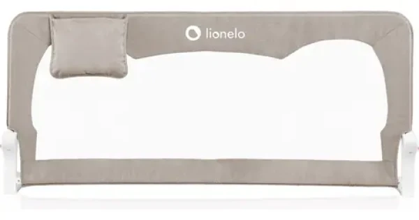 Lionelo Hanna Beige Melange / Bezpečnostná zábrana na posteľ / 150 x 35 x 66 cm / StandSafe (LO-HANNA BEIGE MELANGE)