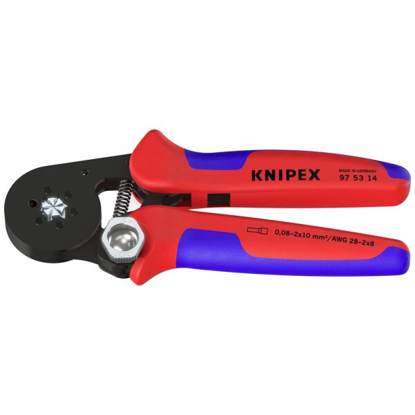 Knipex Netzwerk Werkzeug 97 53 14 krimpovacie kliešte dutiny na káble, 0.08 do 16 mm²