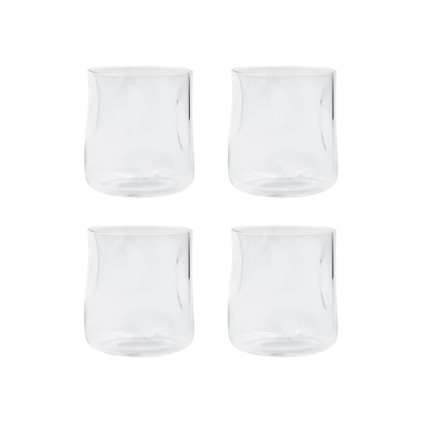 House Doctor Sklenice Sand Clear – set 4 ks