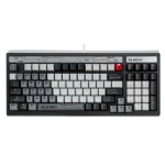 A4Tech BLOODY B950 sivá / Herná klávesnica / RGB / CZ layout / Brown Switch / USB-A / 1.8 m (B950-WG)