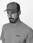Patagonia Airfarer Cap Berm Logo: Graze Green