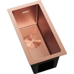 MEXEN - Trixo oceľový drez 1-bowl 230 x 440 mm, meď 6411221000-65
