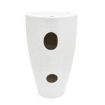 Voľne stojace umývadlo SAT Fusion 85x50 cm otvor pre batériu uprostred SATFUS8550 SATFUS8550