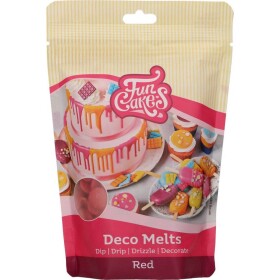 Jedlá poleva v sirupe v peckách 250 g Červená - FunCakes - FunCakes