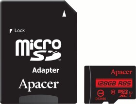 Apacer Secure Digital MicroSDXC 128 GB Class 10 UHS-I/U1 (AP128GMCSX10U5-R)