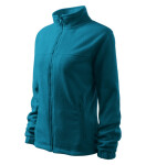 Bunda fleece dámska petrol 2XL