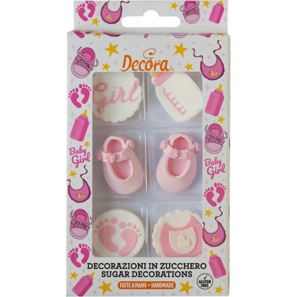 Cukrová dekorácia: dievčatko - Decora