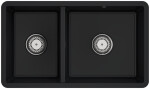 VILLEROY & BOCH VILLEROY & BOCH - Keramický drez Villeroy &amp; Boch podstavný Subway 80 U, 338801R7, Pure Black 338801R7