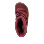 Dievčenské zimné barefoot topánky TEX TRACK WOOL Bordeaux Froddo G3160251-6 - 39