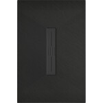 MEXEN/S - Toro obdĺžniková sprchová vanička SMC 100 x 90, čierna, mriežka čierna 43709010-B