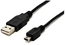 Sharkoon čierna / Prepojovací kábel / USB-A - Mini USB-B / USB 2.0 / 1 m (4044951015566)