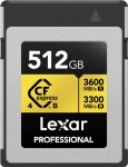 Lexar Lexar CFexpress 4.0 Pro Gold R3600/W3300 512GB