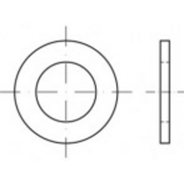 Podložka ocel 5000 ks TOOLCRAFT TO-5433798; TO-5433798