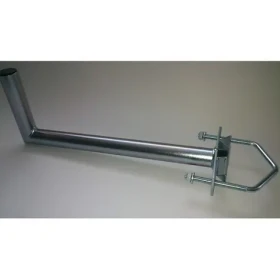 OEM Stožiarový držiak 50 cm 1x vinkel / Držiak antény / Galvanický zinok / Priemer 42 mm / Rozstup 100 mm (PK50S421V100)