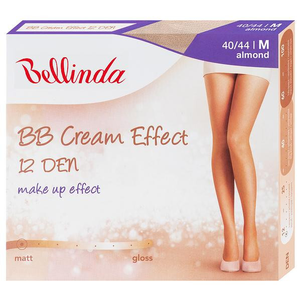 BB cream pančuchy s make up efektom BB CREAM 12 DEN - Bellinda - amber M