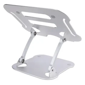 StarTech strieborná / Stojan na notebook / hliníkový / nosnosť 10 kg / nastaviteľné popruhy (ADJ-LAPTOP-RISER)