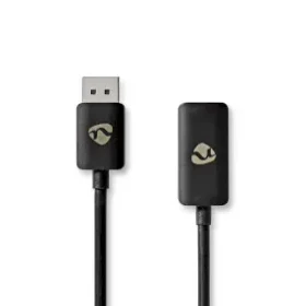 Nedis Kábel DisplayPort (M) - HDMI (F) 0.20 m čierna / poniklované (CCGP37108BK02)