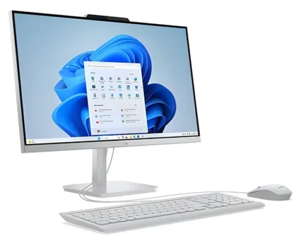 Lenovo IdeaCentre A105 Cloud Grey / AiO počítač / 23,8" FHD IPS / AMD RYZEN 3 30 / 8GB / 512GB SSD / W11H (F0JS0016CK)