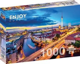 ENJOY Puzzle Nočný Berlín