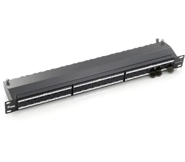 Equip Patchpanel / Patch panel / 24x RJ-45 / Cat6a FTP / 1U / 19" (326524)