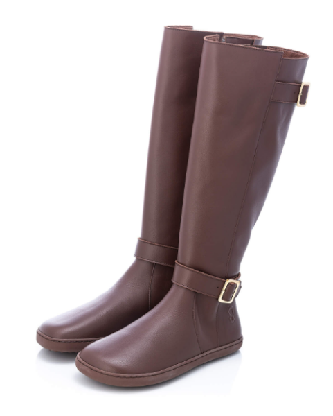 Shapen Glam Brown New Leather barefoot čižmy 40 EUR