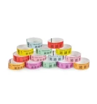 ZEBRA Wristband / PP / 1x10in (25.4x254mm) / DT / Z-Band Splash / Adhesive closure / 350/roll / 6/box / Green (10012717-4K)