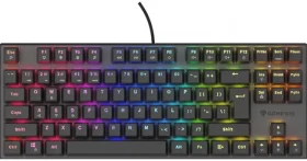 Genesis Thor 303 TKL Outemu Peach Silent čierna / Herná klávesnica / Mechanická / 88 kláves / USB / Podsvietená (NKG-2155)