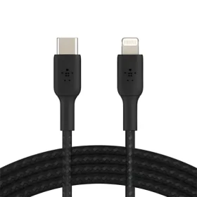 Belkin nabíjací kábel Lightning - USB-C čierna / Kábel / MFi certifikácia / 2 m (CAA004BT2MBK)