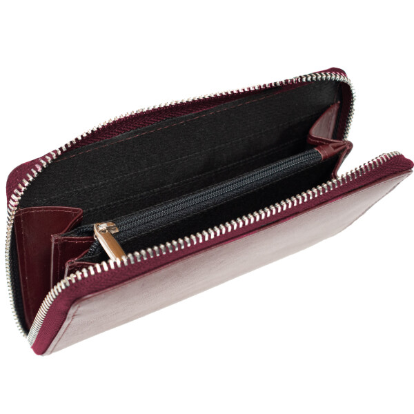 Peňaženka Semiline RFID P8262-2 Maroon 10 cm x 16 cm x 2 cm