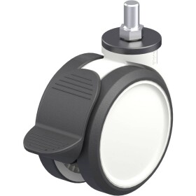 Blickle 763209 dvojité plastové otočné pojazdové koliesko; 763209
