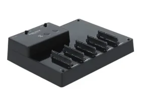 DeLock Dokovacia stanica 5x 2,5" SATA HDD/SSD čierna / Dokovacia stanica / USB 3.2 Gen 1 / 5 Gbps / Klonovanie (64098)