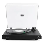 Victrola VPT-1520-BLK-INT Wave čierna / Gramofón / 2 rýchlostné / RCA / Auracast / predzosilňovač (100002200210)