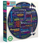 EEBOO Okrúhle puzzle 100 skvelých slov