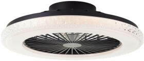 Philips LED fan lamp BRILLIANT BADRIA 40W CCT3000-6500K RGB 4700lm O49cm with remote control