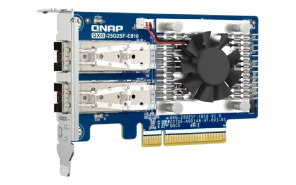 QNAP QXG-25G2SF-E810 / Rozširujúca karta / PCIe Gen3 x8 / 2x 25GbE SFP28 (QXG-25G2SF-E810)