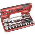 Facom súprava nástrčných kľúčov, metrický, 1/2 (12.5 mm), 21-dielna, SL.DBOX112PB; SL.DBOX112PB