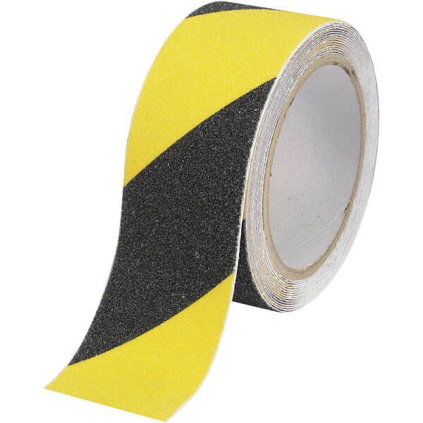 TOOLCRAFT ANST255M-YB 1564011 Anti-slip tape Sugo čierna, žltá (d x š) 5 m x 25 mm 1 ks; 1564011