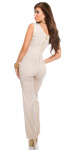 Sexy KouCla jumpsuit with lace and zip