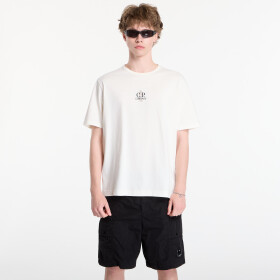 Tričko C.P. Company 1020 Jersey Short Sleeve Embroidery T-Shirt Gauze White XXL