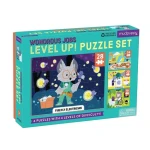Mudpuppy puzzle: Level UP! Podivuhodné zamestnanie 4v1