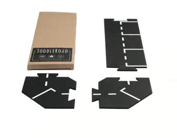 TODDLEROAD 2072 MINI PARKOVISKO - flexibilná cesta - 3 silikónové puzzle diely