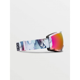 Snowboardové okuliare Volcom MIGRATIONS NEBULA/PINK CHROME (VG0022112) Jedna velikost