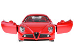 Mamido Auto kovové model Alfa Romeo 8C Competizione mierka 1:32 svetla