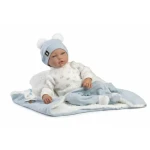 Guca 885 ADRI - realistická bábika bábätko s mäkkým látkovým telom - 38 cm
