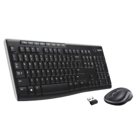 Logitech Wireless Combo MK270 čierna / Bezdrôtová sada klávesnice a myši / 2.4 GHz (920004508)
