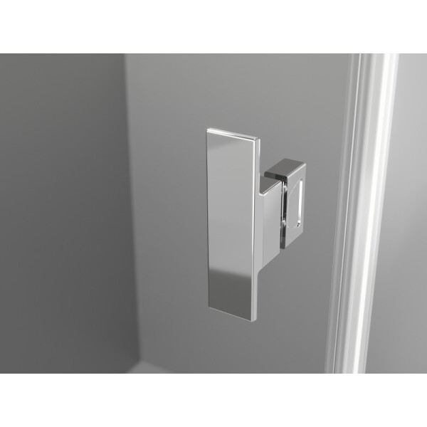 MEXEN/S - Mist H Duo sprchovací kút dvere krídlové 80 x 80, transparent, chróm 8A5-080L-080P-01-00