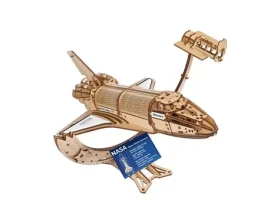 Ugears 3D drevené mechanické puzzle NASA Vesmírny raketoplán